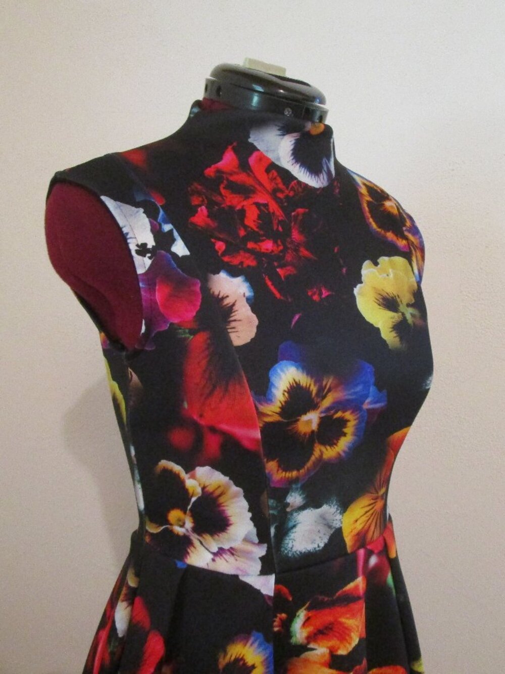 ASOS poppy/pansy midi dress in 4P